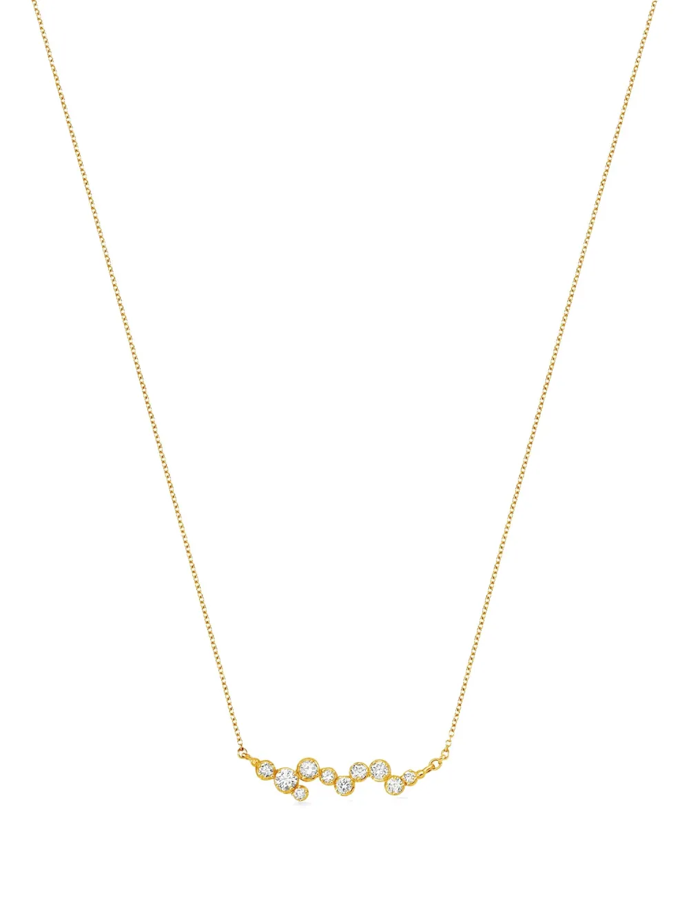 DOWER AND HALL 14kt yellow gold Stargazer diamond necklace - ゴールドトーン DOWER AND HALL 14kt yellow gold Stargazer diamond necklace - ゴールドトーン