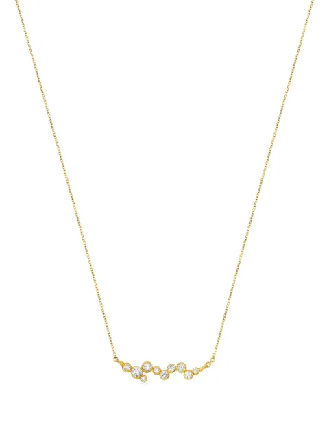 DOWER AND HALL 14kt yellow gold Stargazer diamond necklace