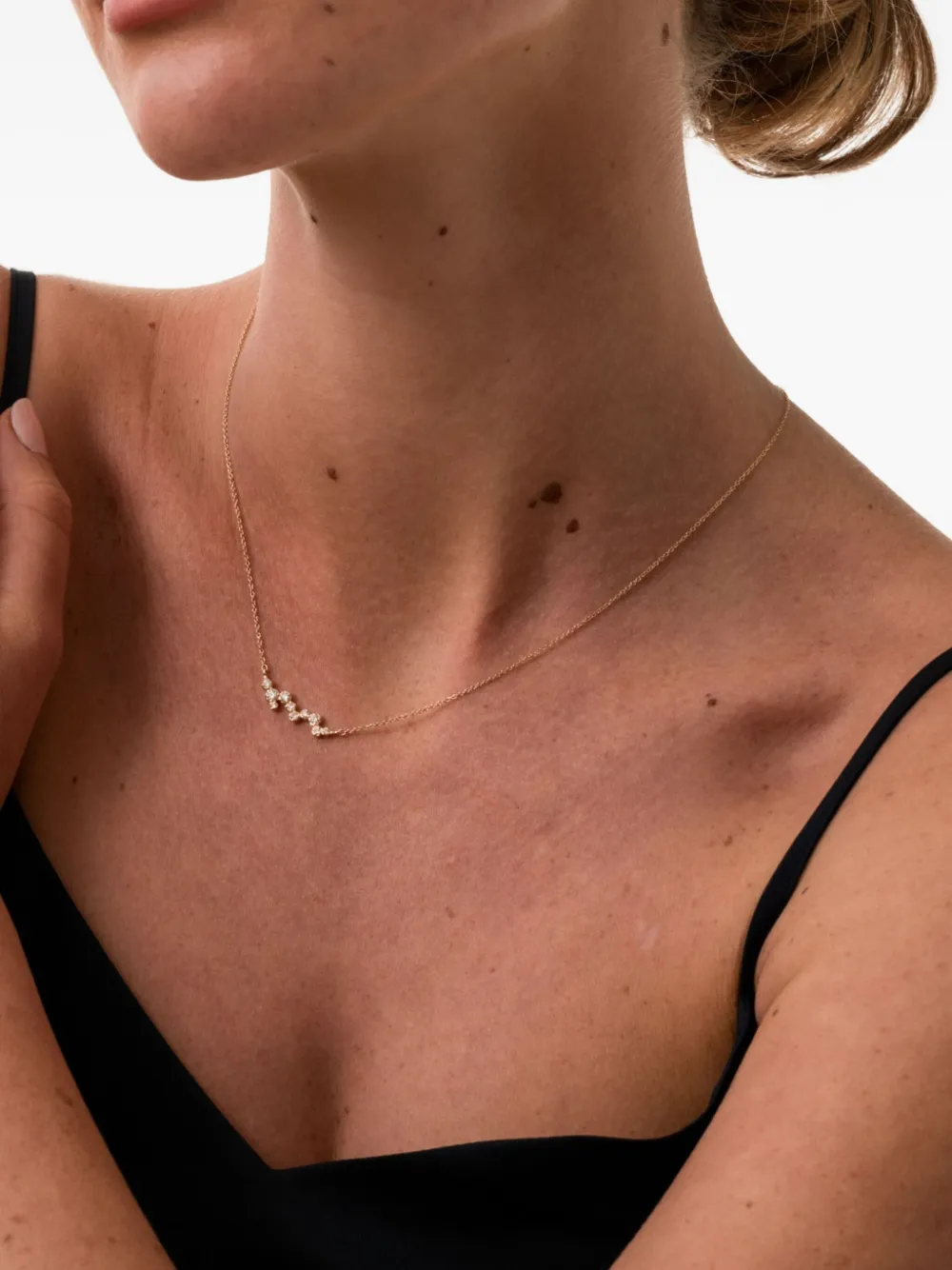 DOWER AND HALL 14kt yellow gold Stargazer diamond necklace | Image 2