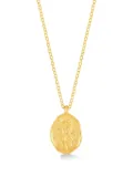 DOWER AND HALL 9K yellow gold St Christopher Talisman necklace
