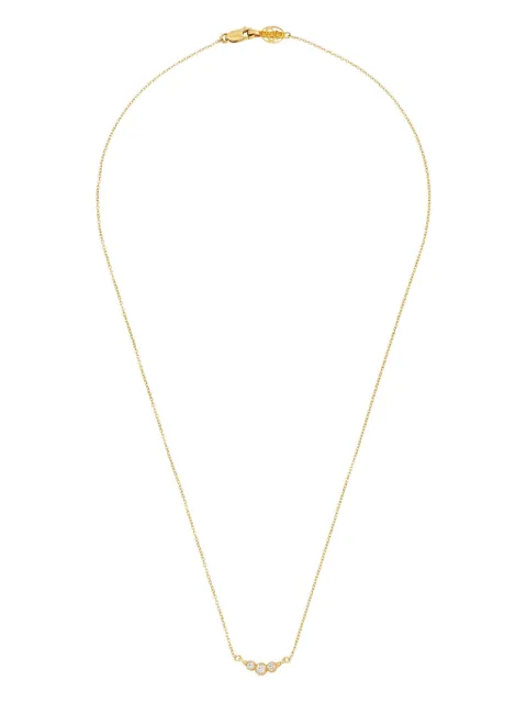 DOWER AND HALL 14kt yellow gold Stargazer Trio diamond necklace