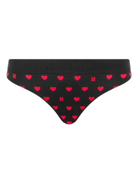 Moschino calzones con corazones estampados