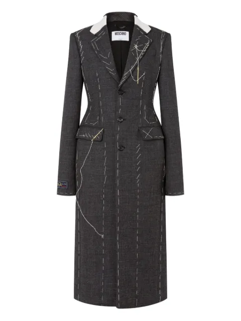 Moschino tailored-seam coat