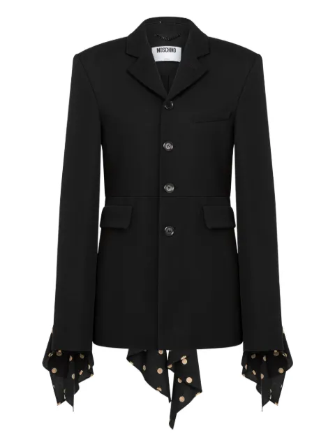Moschino بليزر منقط بكرانيش