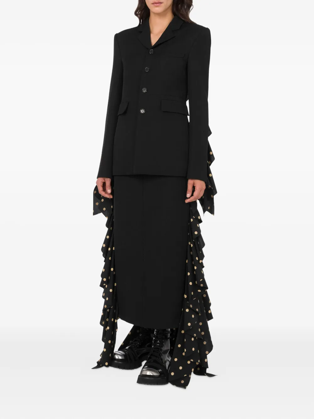 Moschino polka-dot ruffle blazer | Blazers | Image 2