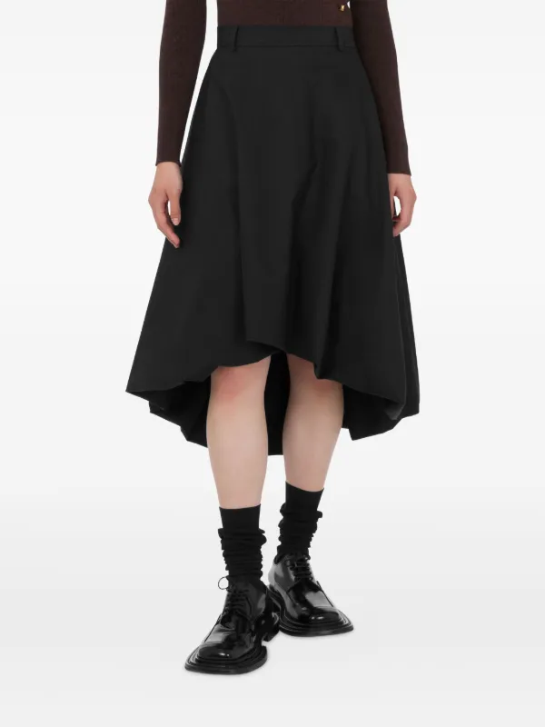 Moschino Asymmetric Skirt in Black