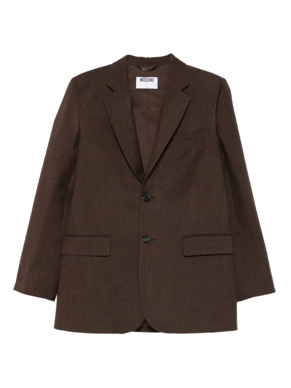 Moschino single-breasted blazer | Brown | Image 1