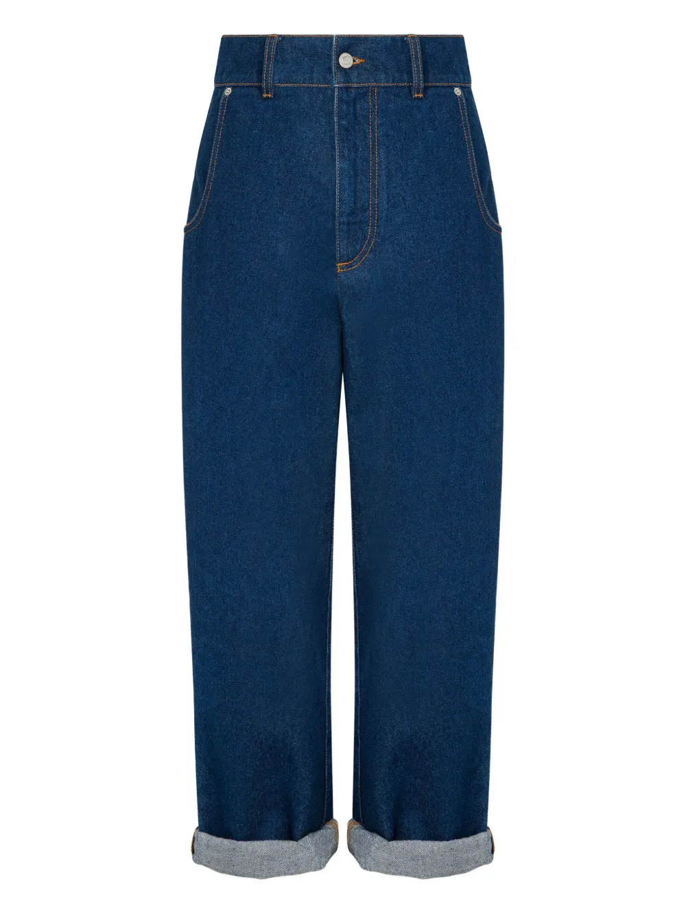 Moschino Jeans met cuffs Blauw