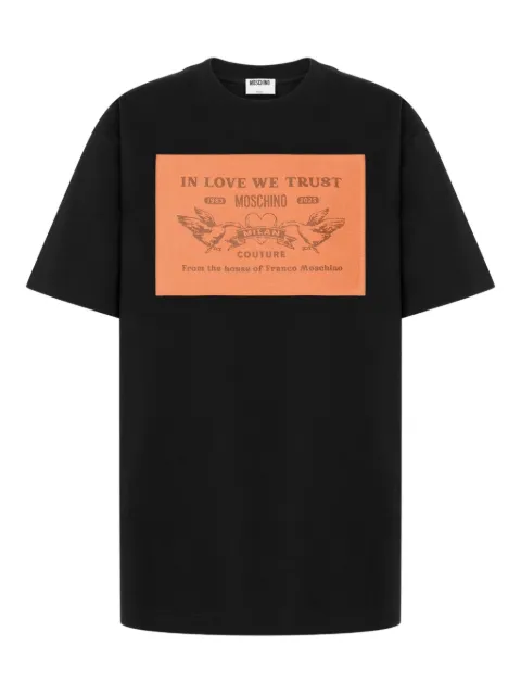 Moschino lettering-print T-shirt