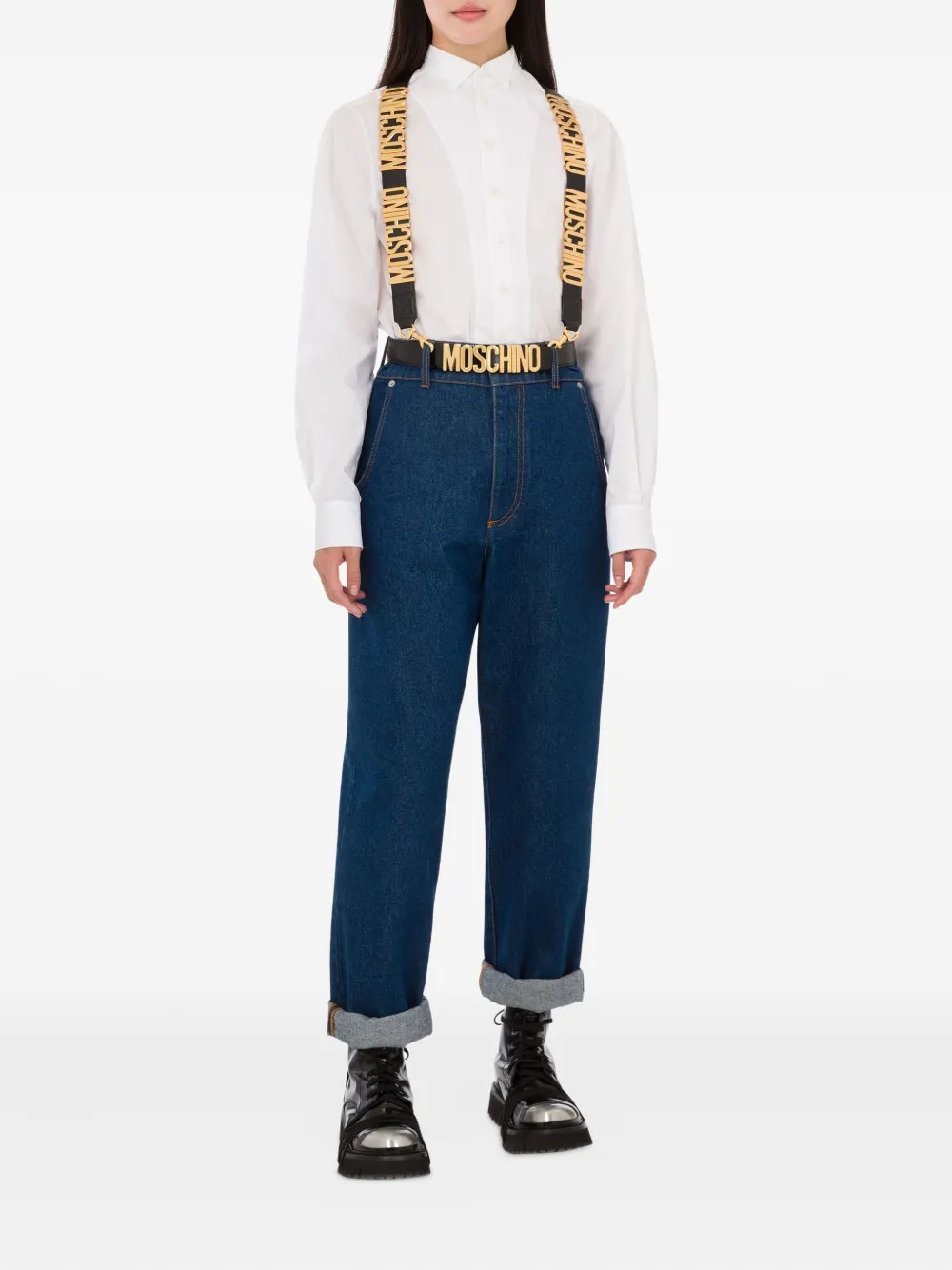 Moschino Blouse met knoopsluiting - Wit