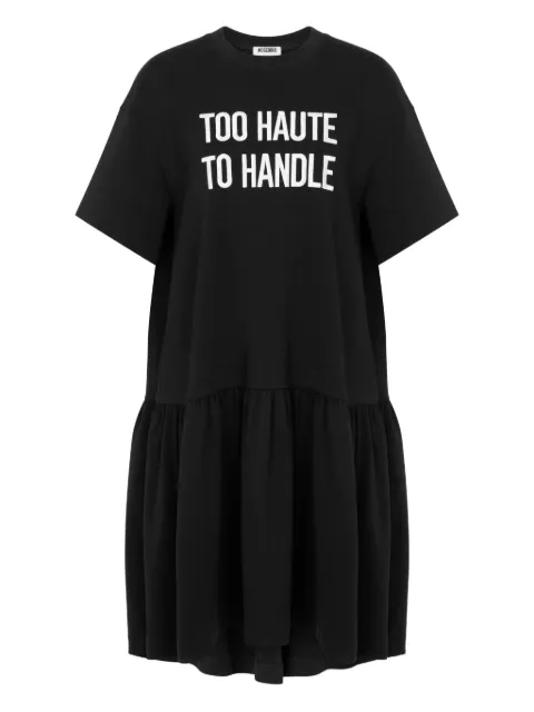 Moschino cotton tiered mini day dress