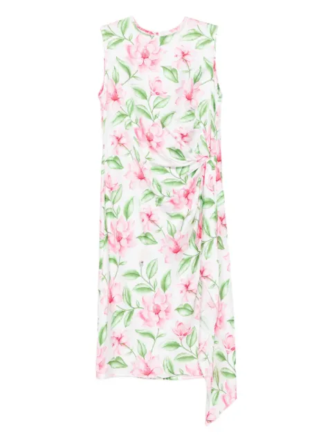 Moschino knotted floral-print dress