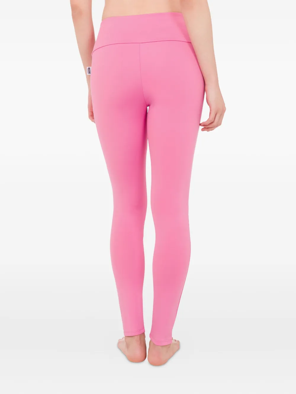 Moschino Teddy Bear-print Leggings In Pink