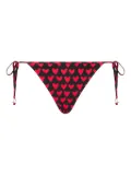 Moschino heart-print bikini bottoms - Black