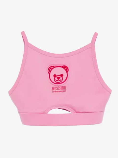 Moschino Teddy Bear-embroidered bra