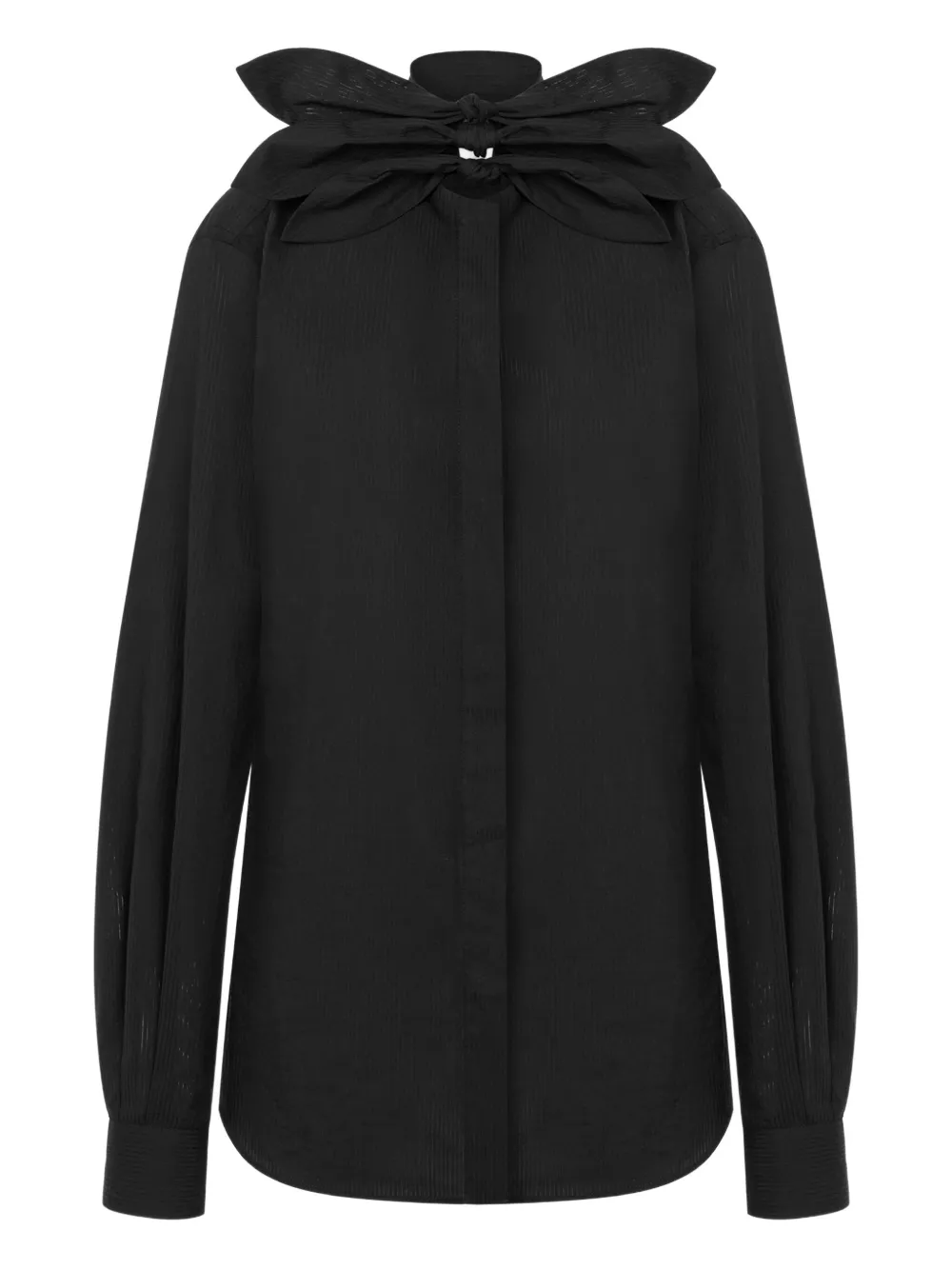 Moschino bow-detail shirt | Black | Image 1