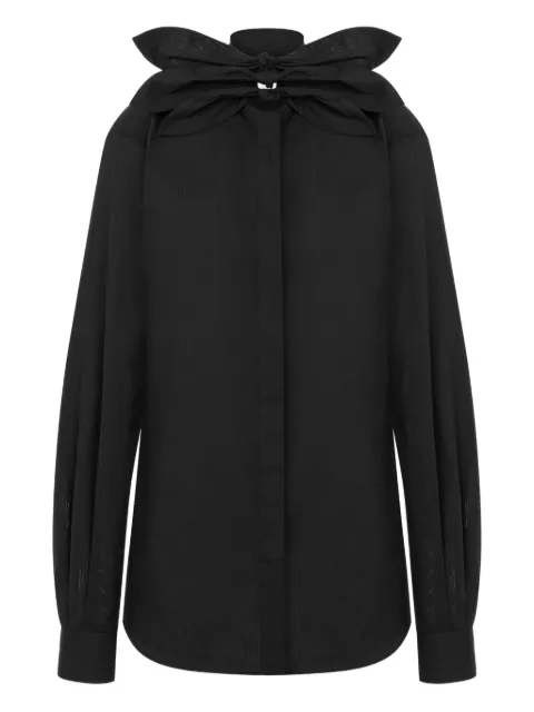 Moschino camisa con detalle de moño