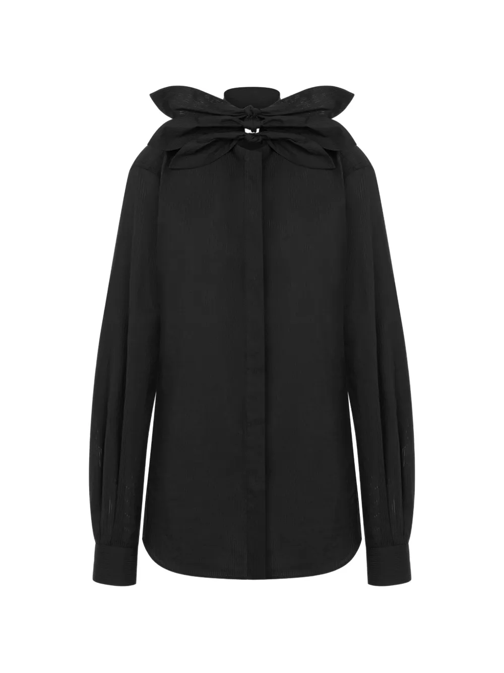 Moschino Camicia con fiocco - Nero