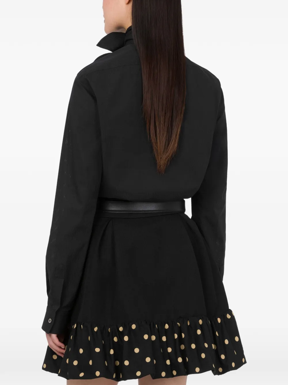 Moschino Blouse met strik Zwart