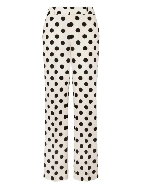 Moschino polka-dot wool trousers