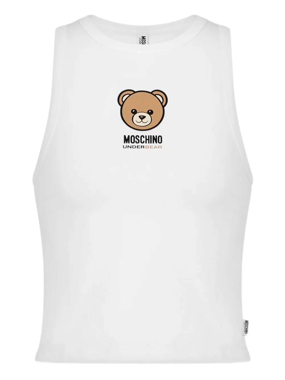Moschino Tanktop met print Wit