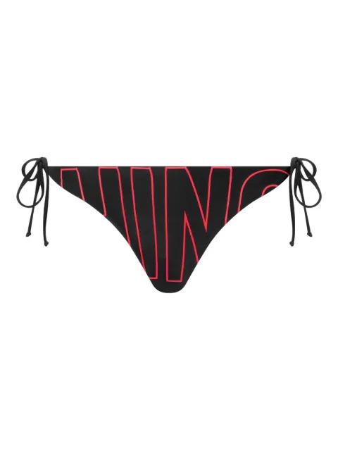Moschino bikini bottom con logo estampado