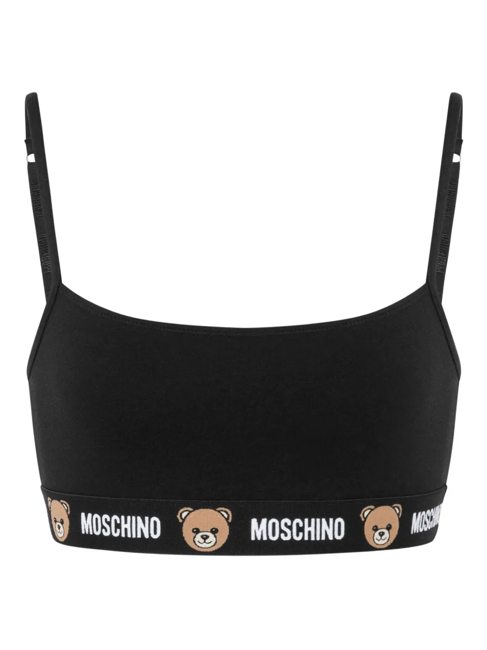 Moschino テディベア ブラ - ブラック Moschino テディベア ブラ - ブラック