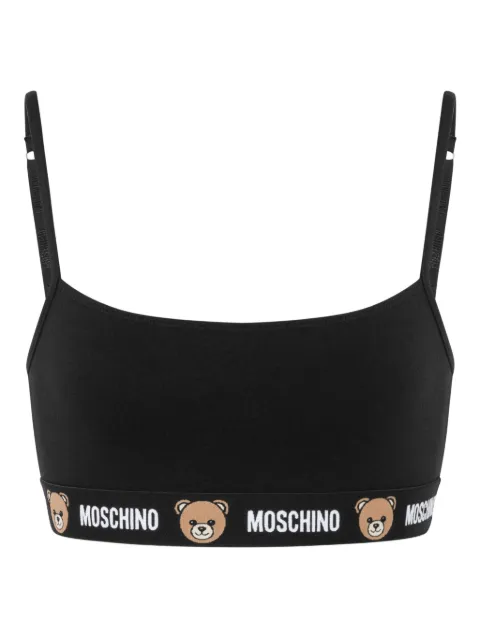 Moschino brasier con motivo Teddy Bear