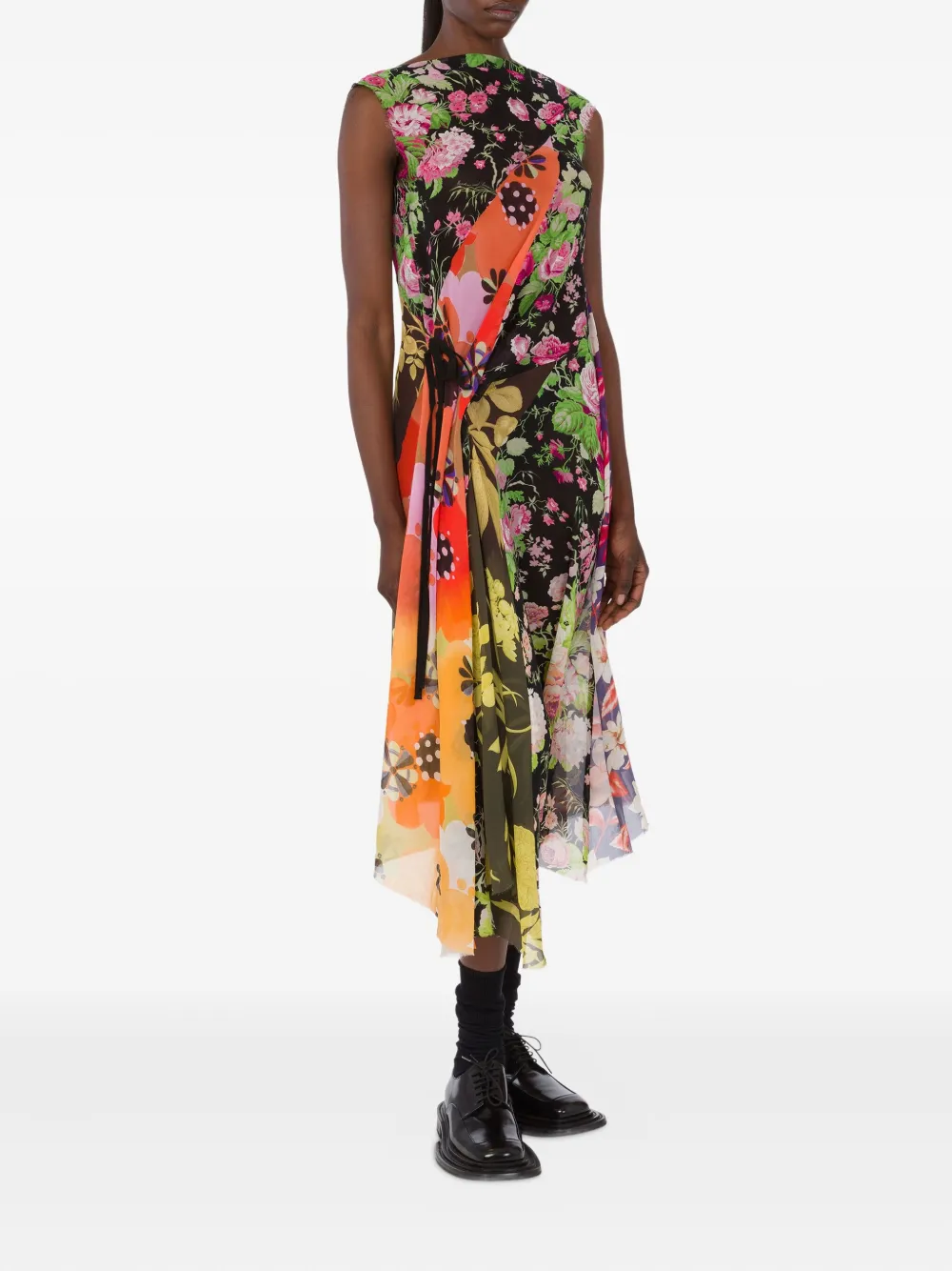 Moschino floral-print asymmetrical dress | Day Dresses | Image 2