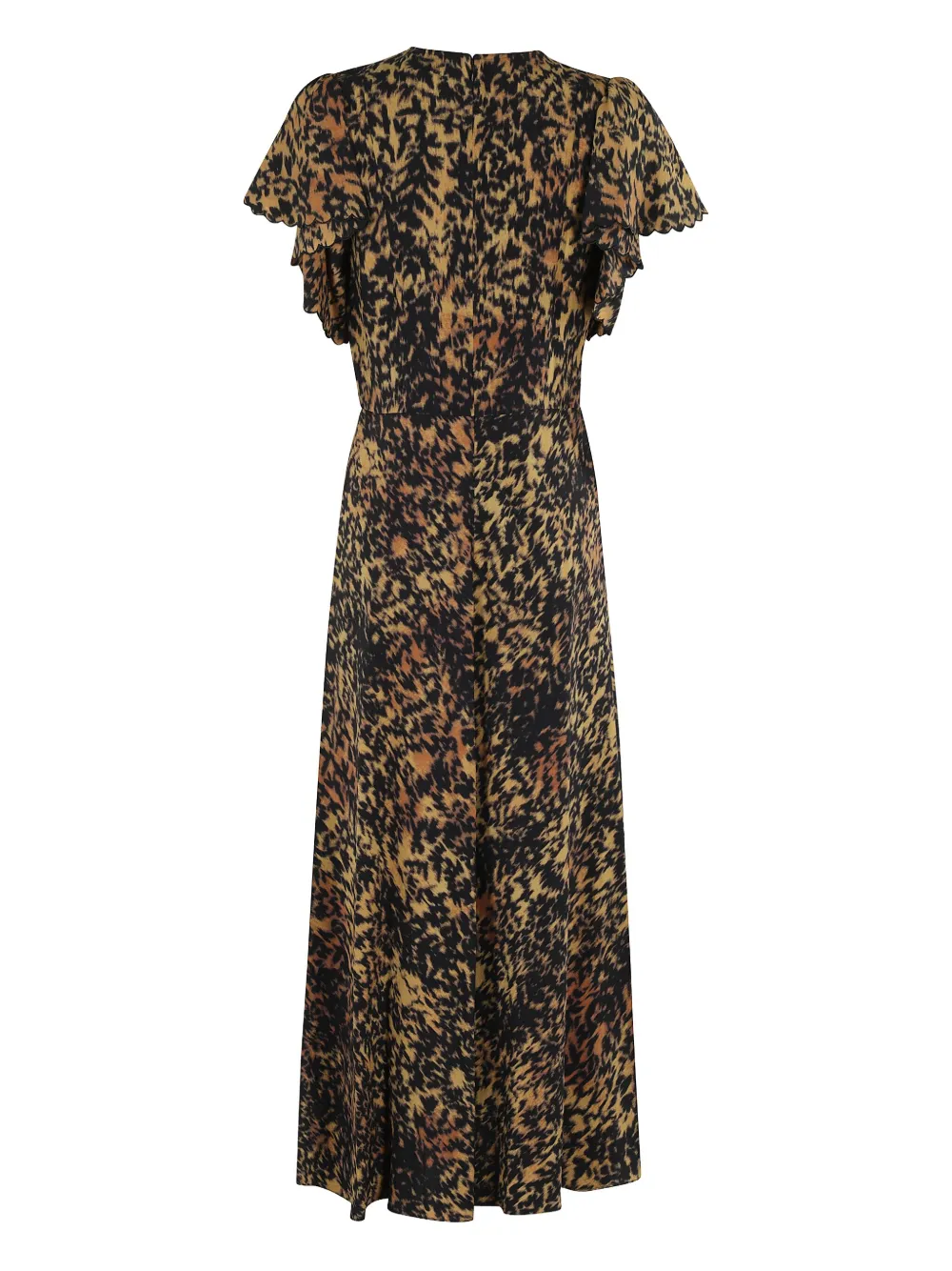 Ulla Johnson Blithe jurk met dierenprint - Zwart