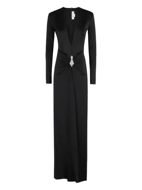 Victoria Victoria Beckham jewel-embellished V-neck maxi dress