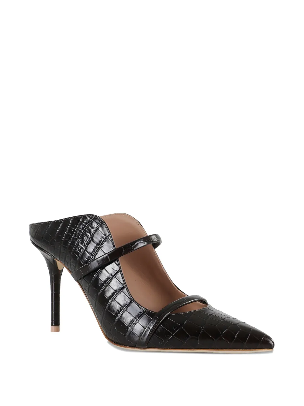 Malone Souliers 85mm Maureen crocodile-effect pointed-toe mules | Heeled Pumps | Image 2