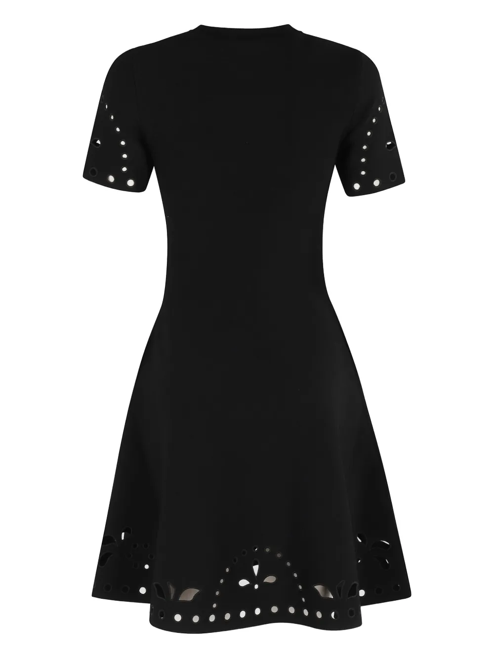 Ulla Johnson Fania laser-cut A-line dress Zwart