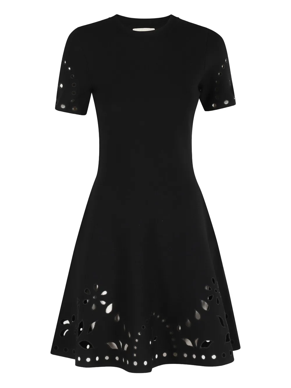 Ulla Johnson Fania laser-cut A-line dress - ブラック Ulla Johnson Fania laser-cut A-line dress - ブラック