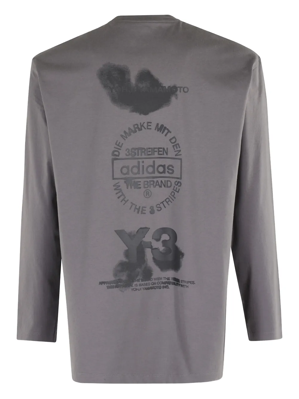 Y-3 Sweater met logo Grijs
