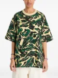 A BATHING APE® Marbling Camo T-shirt - Green
