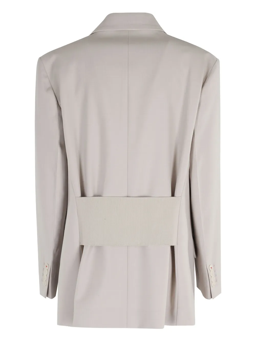 Victoria Beckham Jack met dubbele rij knopen Beige