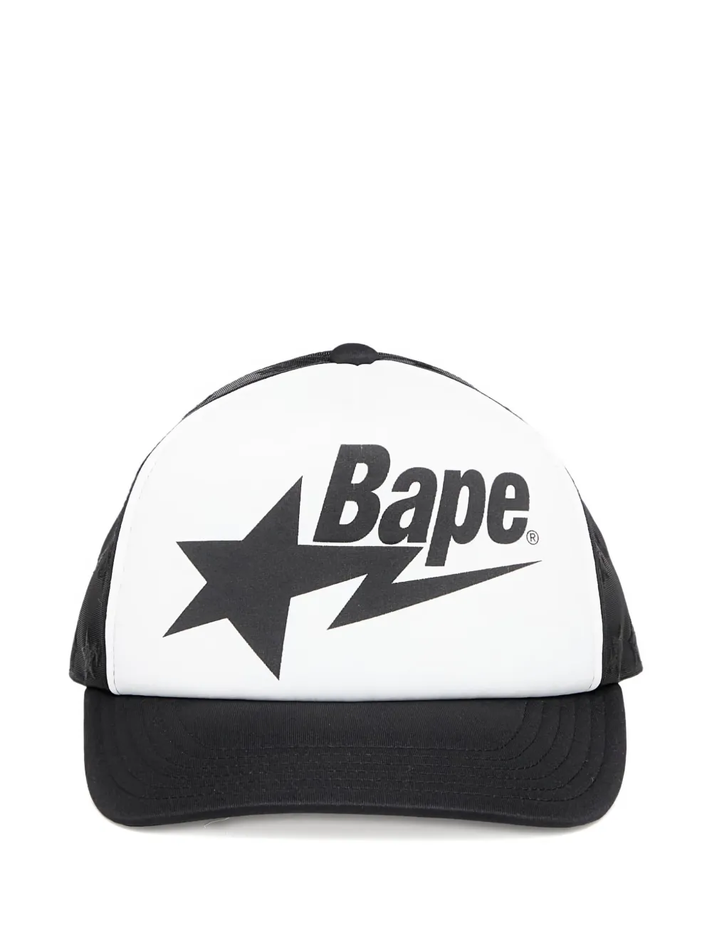 A BATHING APE Pet met mesh Zwart