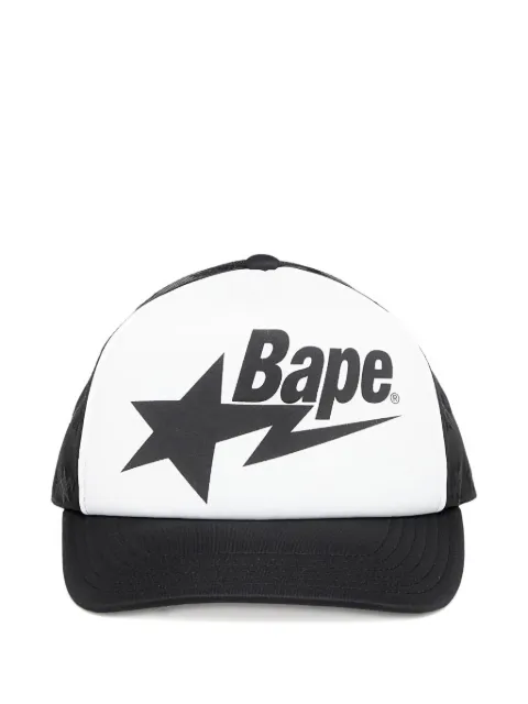 A BATHING APE® star-mesh cap