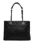 CHANEL Pre-Owned 2010-2011 Caviar Grand Shopping tote bag - Black