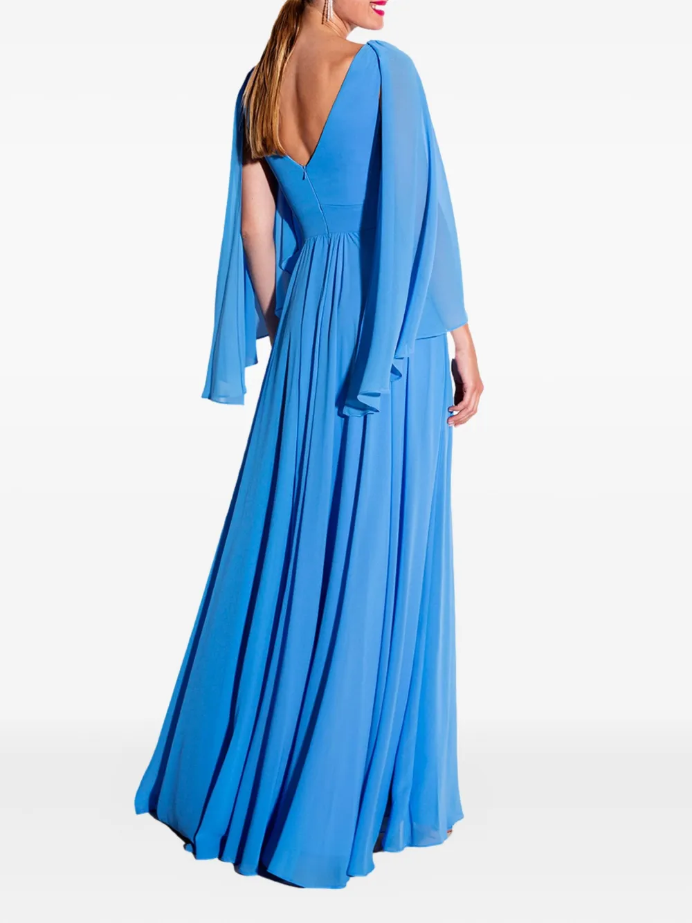 Allure embellished maxi dress - Blauw