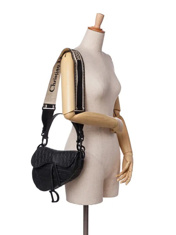 Dior Black Saddle Saddle Sac Bag Saddle Dior Usata Sac Dior Saddle