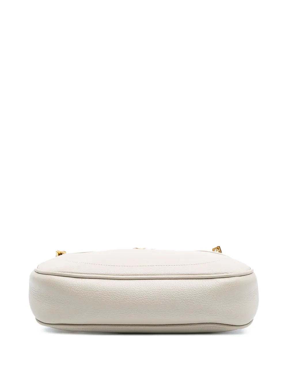 Pre-owned Gucci 2016-2024 Small Calfskin Aphrodite Satchel In White