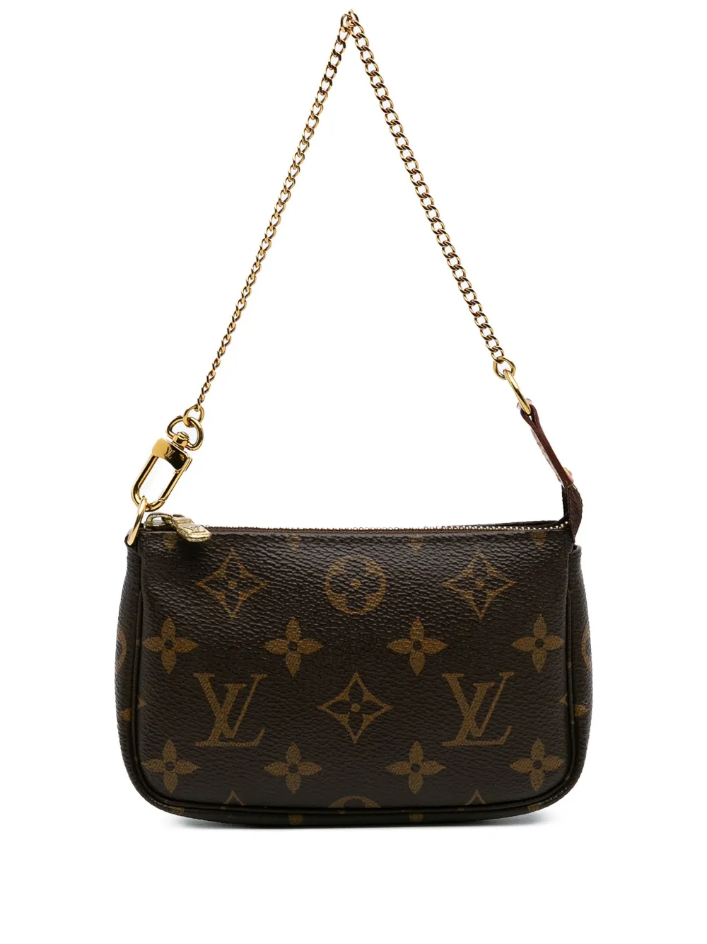 Louis Vuitton Pre-Owned 2019 Monogram Mini Pochette Accessoires handbag | Brown | Image 1