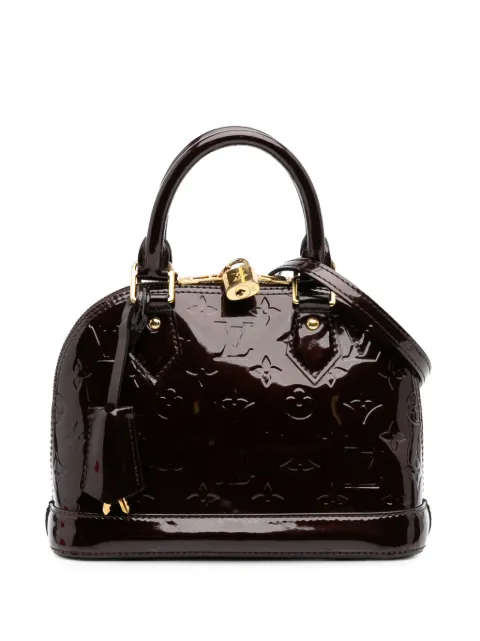 Louis Vuitton Pre-Owned 2015 Monogram Vernis Alma BB satchel