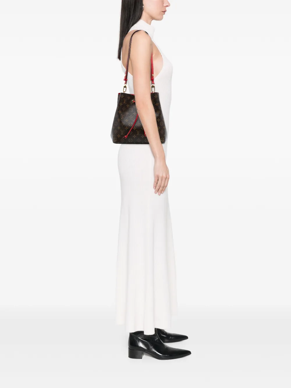Louis Vuitton Pre-Owned 2019 Monogram Neonoe MM bucket bag | Pre-Owned | Image 2