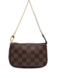 Louis Vuitton Pre-Owned 2020 Damier Ebene Mini Pochette Accessoires handbag - Brown