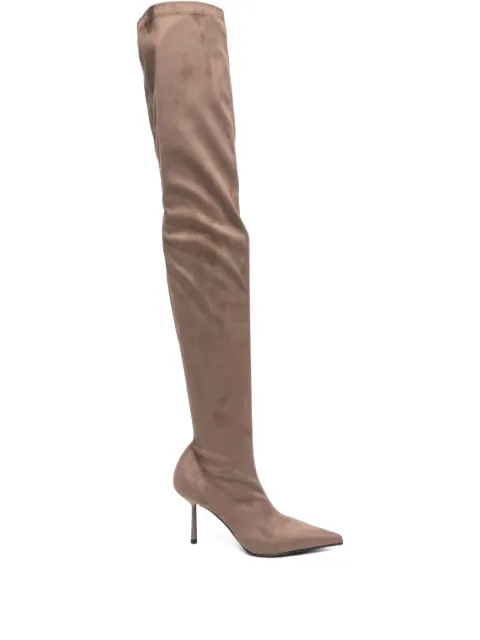 Le Silla botas con puntera en punta y tacón de 80mm