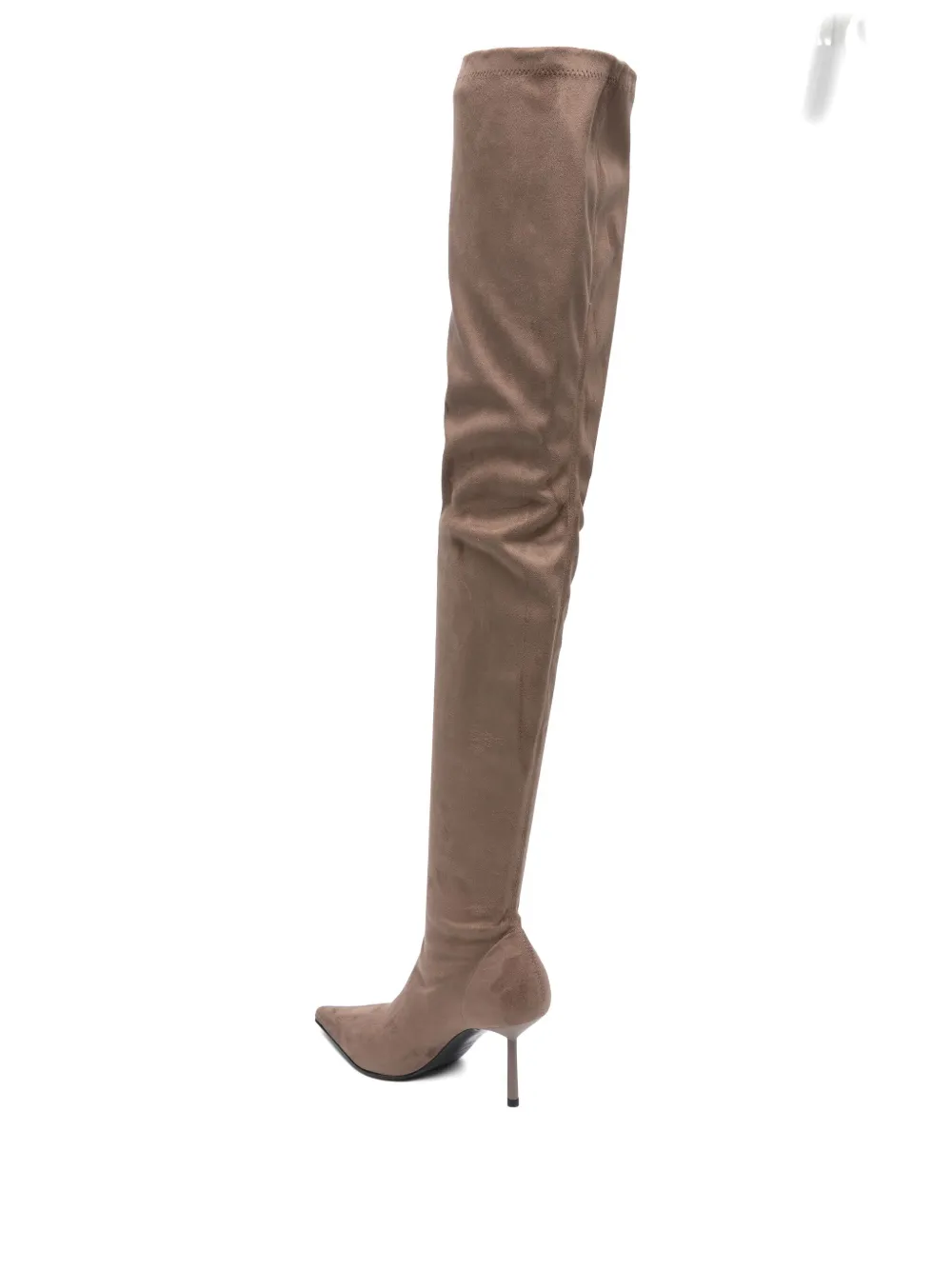 Le Silla 80mm Pointed-toe Boots In Brown