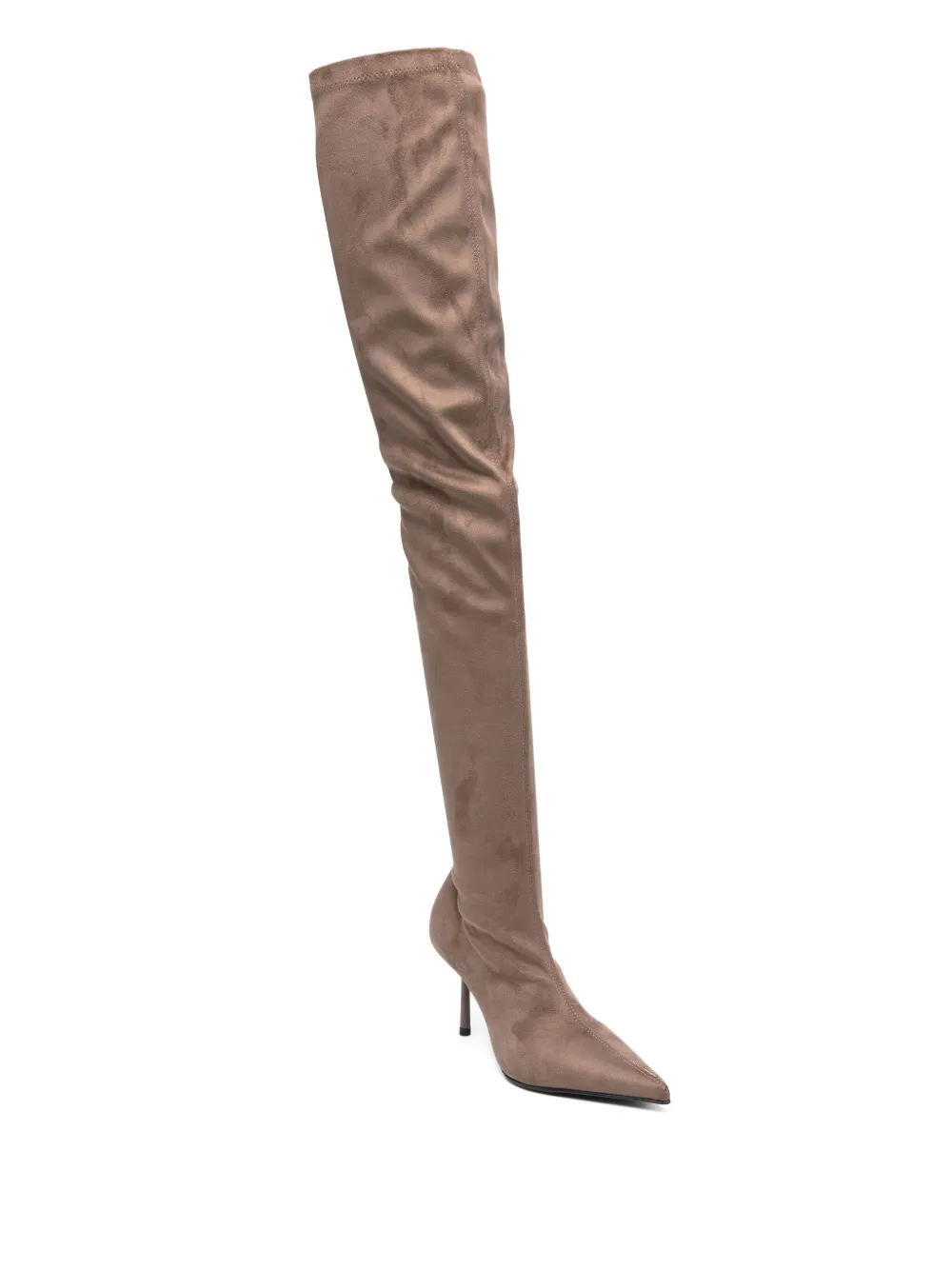 Le Silla 80mm pointed-toe boots Brown